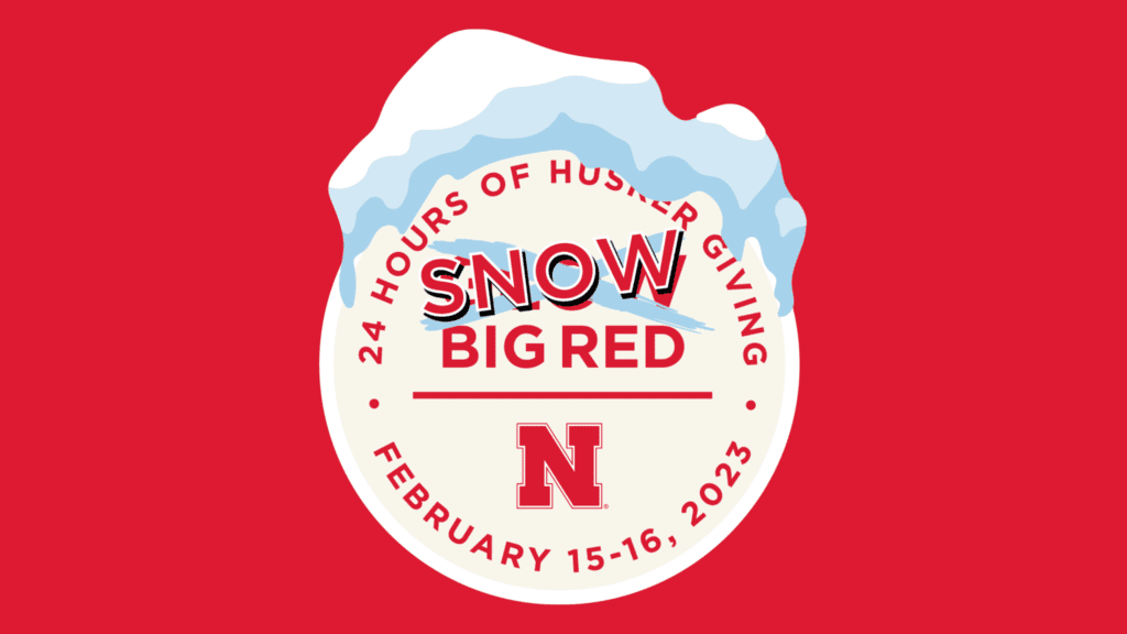 Glow big red turns into Snow big red after a snowstorm hits Lincoln